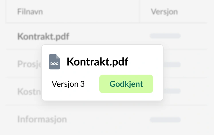 Interaxo Project - Versjoner byggprosjekt
