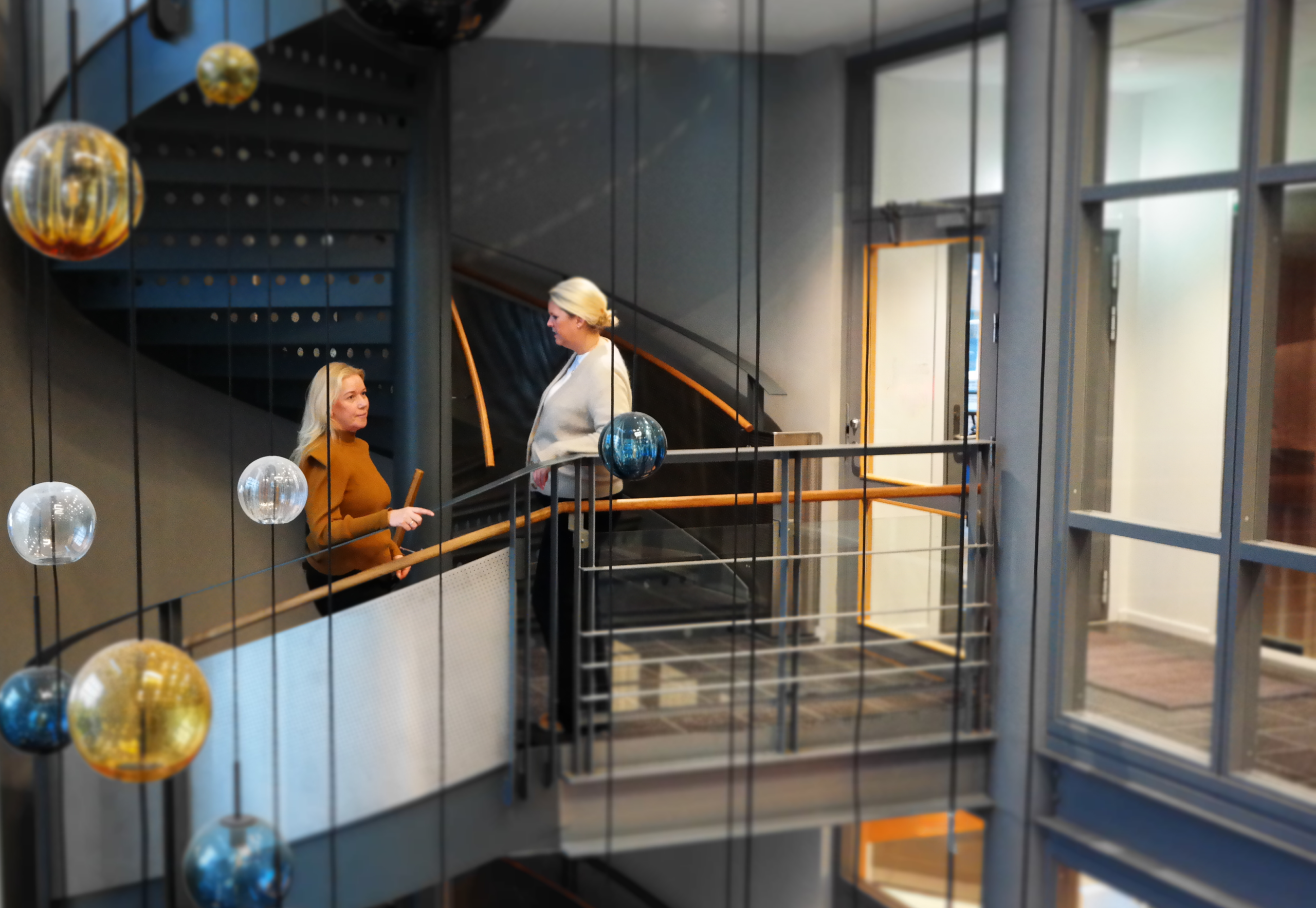 stairs Colleagues at Interaxo